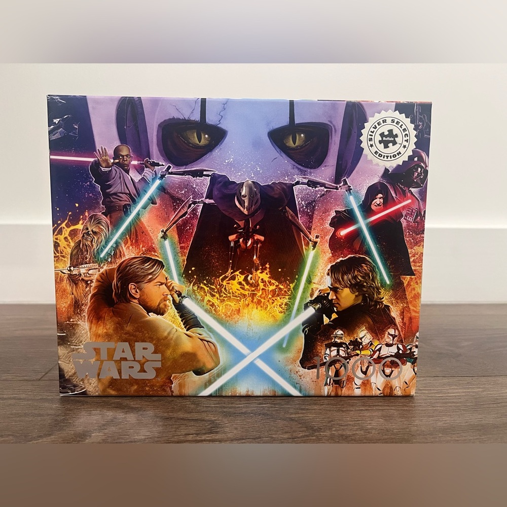Star Wars 1000 Pc Puzzle Buffalo Silver Select New Sealed Collectible